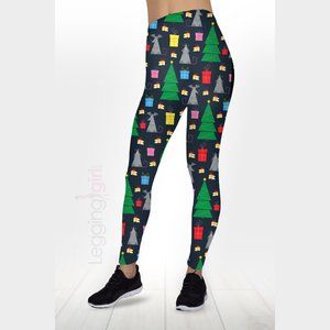 Say Cheese - Christmas Printed FeatherSoft Women's Leggings One Size (Fits 3-12)